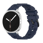 Black Buckle Round Tail Silicone Watch Band