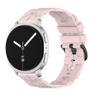 Black Buckle Round Tail Silicone Watch Band