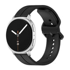 Colorful Buckle Grooved Silicone Watch Band