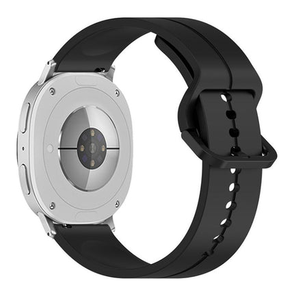 Colorful Buckle Grooved Silicone Watch Band