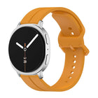 Colorful Buckle Grooved Silicone Watch Band