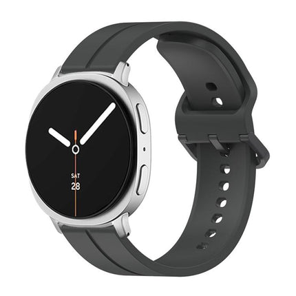 Colorful Buckle Grooved Silicone Watch Band, For Samsung Galaxy Watch8 / Watch8 Classic - DealBuddy