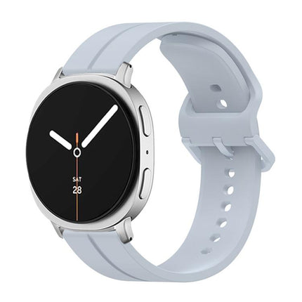 Colorful Buckle Grooved Silicone Watch Band, For Samsung Galaxy Watch8 / Watch8 Classic - DealBuddy