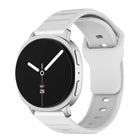 Wave Texture Stud Buckle Silicone Watch Band