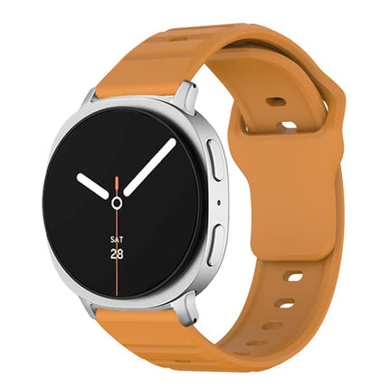 Wave Texture Stud Buckle Silicone Watch Band, For Samsung Galaxy Watch8 / Watch8 Classic - DealBuddy