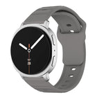 Wave Texture Stud Buckle Silicone Watch Band
