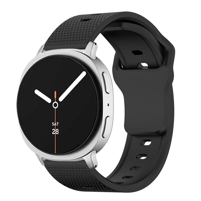 Round Dots Stud Buckle Silicone Watch Band