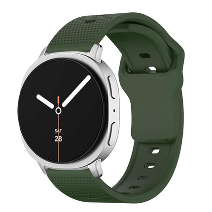 Round Dots Stud Buckle Silicone Watch Band