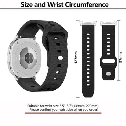 Round Dots Stud Buckle Silicone Watch Band, For Samsung Galaxy Watch8 / Watch8 Classic - DealBuddy