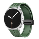 Fold Magnetic Buckle Hybrid Nylon Silicone Watch Band, For Samsung Galaxy Watch8 / Watch8 Classic - DealBuddy