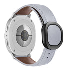 Magnetic Fold Genuine Buckle Leather Watch Band, For Samsung Galaxy Watch8 / Watch8 Classic - DealBuddy