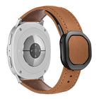 Magnetic Fold Genuine Buckle Leather Watch Band