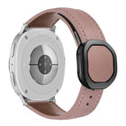 Magnetic Fold Genuine Buckle Leather Watch Band, For Samsung Galaxy Watch8 / Watch8 Classic - DealBuddy