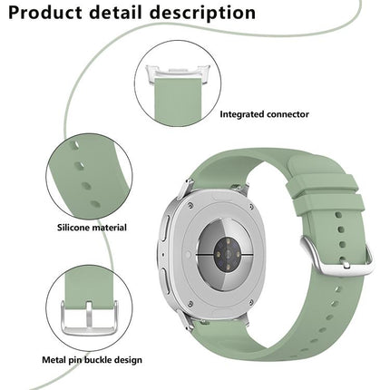 Round Tail Silicone Watch Band, For Samsung Galaxy Watch8 / Watch8 Classic - DealBuddy
