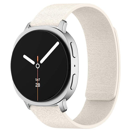 Cloud Wood Grain Magnetic Silicone Watch Band, For Samsung Galaxy Watch8 / Watch8 Classic - DealBuddy