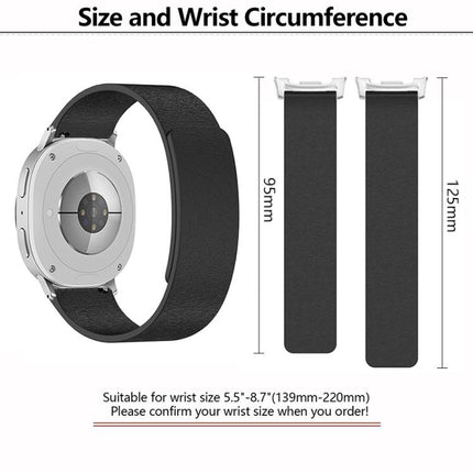 Cloud Wood Grain Magnetic Silicone Watch Band, For Samsung Galaxy Watch8 / Watch8 Classic - DealBuddy