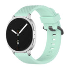 Black Buckle Spruce Silicone Watch Band