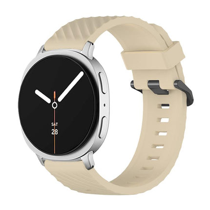Black Buckle Spruce Silicone Watch Band