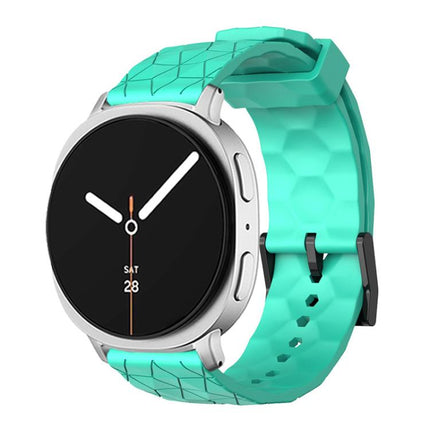 Football Texture Solid Color Silicone Watch Band