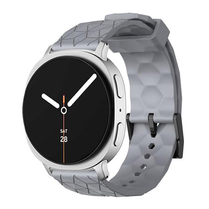 Football Texture Solid Color Silicone Watch Band