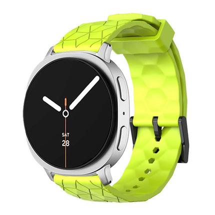 Football Texture Solid Color Silicone Watch Band