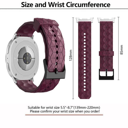 Football Texture Solid Color Silicone Watch Band, For Samsung Galaxy Watch8 / Watch8 Classic - DealBuddy