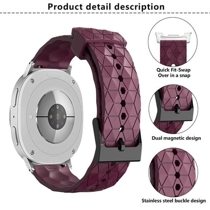 Football Texture Solid Color Silicone Watch Band, For Samsung Galaxy Watch8 / Watch8 Classic - DealBuddy