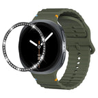 For Samsung Galaxy Watch8 44mm / Army Green Black