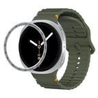 For Samsung Galaxy Watch8 44mm / Army Green Silver