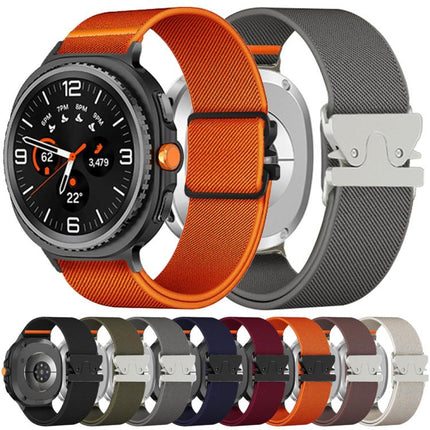 Parachute Buckle Stretch Nylon Watch Band, For Samsung Galaxy Watch8 / Watch8 Classic - DealBuddy