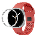 For Samsung Galaxy Watch8 44mm / Red Silver