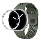 For Samsung Galaxy Watch8 44mm / Army Green Silver