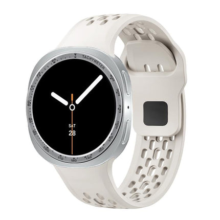Speed Bezel and Black Reverse Buckle Silicone Watch Band, For Samsung Galaxy Watch8 44mm, For Samsung Galaxy Watch8 40mm - DealBuddy