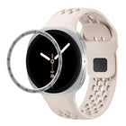 Speed Bezel and Black Reverse Buckle Silicone Watch Band