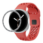 For Samsung Galaxy Watch8 44mm / Red Silver