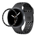 Speed Bezel and Black Reverse Buckle Silicone Watch Band