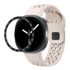 Speed Bezel and Black Reverse Buckle Silicone Watch Band