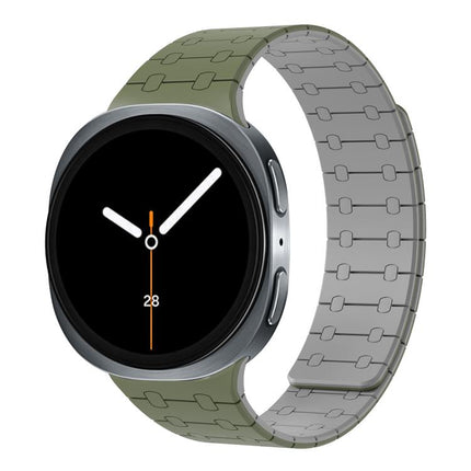 Integrated Magnetic Silicone Watch Band, For Samsung Galaxy Watch8 / Watch8 Classic - DealBuddy