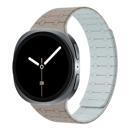Integrated Magnetic Silicone Watch Band, For Samsung Galaxy Watch8 / Watch8 Classic - DealBuddy