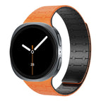 For Samsung Galaxy Watch8 / Watch8 Classic / Orange+Black