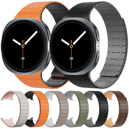 Integrated Magnetic Silicone Watch Band, For Samsung Galaxy Watch8 / Watch8 Classic - DealBuddy