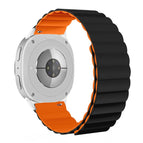 For Samsung Galaxy Watch8 / Watch8 Classic / Black+Orange