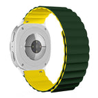 For Samsung Galaxy Watch8 / Watch8 Classic / Dark Green+Yellow