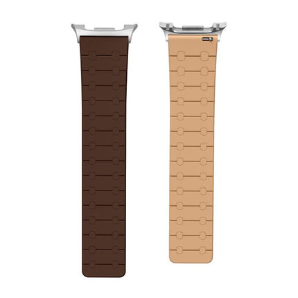Two Color Loop Magnetic Silicone Watch Band, For Samsung Galaxy Watch8 / Watch8 Classic - DealBuddy