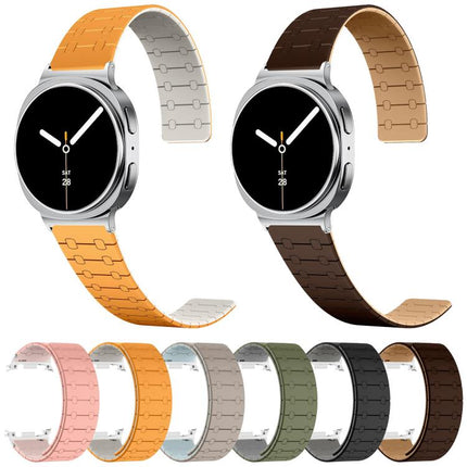 Two Color Loop Magnetic Silicone Watch Band, For Samsung Galaxy Watch8 / Watch8 Classic - DealBuddy