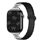 Bow Small Waist Magnetic Silicone Watch Band, For Apple Watch 46mm / 49mm / 45mm / 44mm, For Apple Watch 42mm / 41mm / 40mm / 38mm - DealBuddy