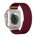 For Apple Watch 46mm / 49mm / 45mm / 44mm / Burgundy