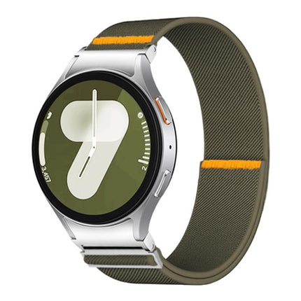 Adjustable Single Loop Elastic Nylon Watch Band, For Samsung Galaxy Watch FE / 7 / 6 / 5 / 4 - DealBuddy