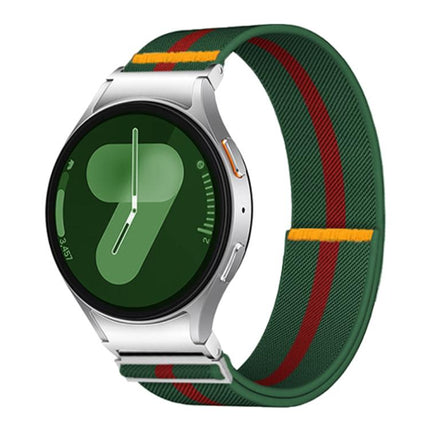 Adjustable Single Loop Elastic Nylon Watch Band, For Samsung Galaxy Watch FE / 7 / 6 / 5 / 4 - DealBuddy