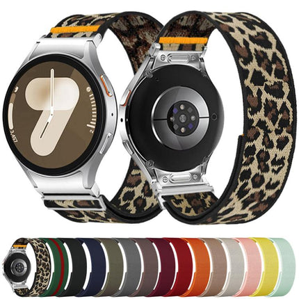 Adjustable Single Loop Elastic Nylon Watch Band, For Samsung Galaxy Watch FE / 7 / 6 / 5 / 4 - DealBuddy